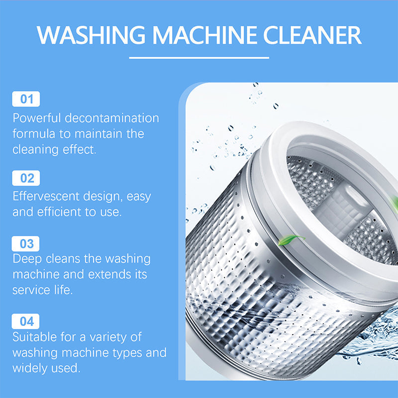 📢📢Buy 3 Get 2 Free !! ⏰Powerful Washing Machine Cleaner Tablets - 12 Counts