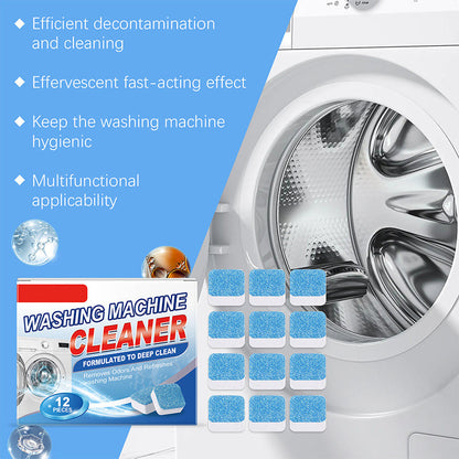 📢📢Buy 3 Get 2 Free !! ⏰Powerful Washing Machine Cleaner Tablets - 12 Counts
