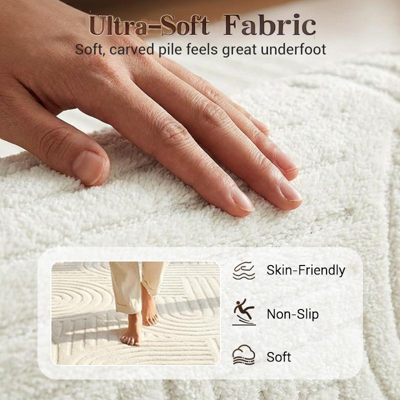 Soft Arch Pattern Area Rug