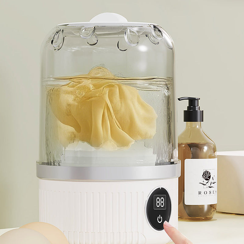 🎉 New Year's Gift – 50% OFF! 🧺 Wireless Mini Washing Machine for Underwear: Deep Cleaning + Bacteria Reduction – Safer than Hand Washing!