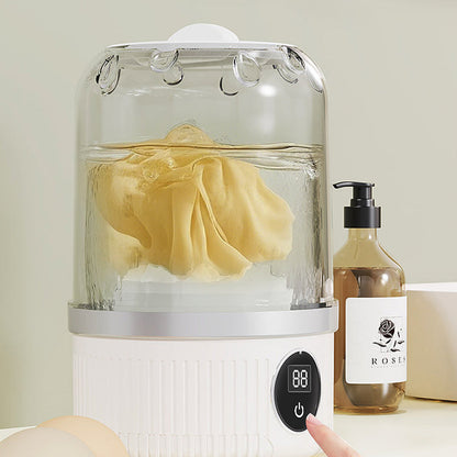 🎉 New Year's Gift – 50% OFF! 🧺 Wireless Mini Washing Machine for Underwear: Deep Cleaning + Bacteria Reduction – Safer than Hand Washing!