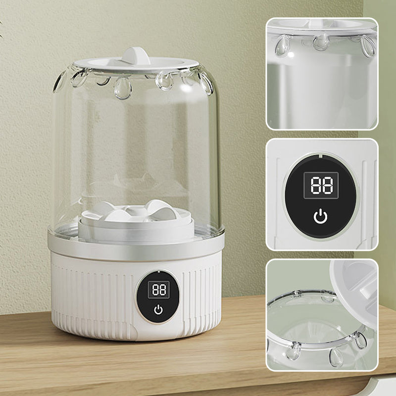 🎉 New Year's Gift – 50% OFF! 🧺 Wireless Mini Washing Machine for Underwear: Deep Cleaning + Bacteria Reduction – Safer than Hand Washing!