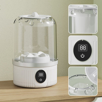 🎉 New Year's Gift – 50% OFF! 🧺 Wireless Mini Washing Machine for Underwear: Deep Cleaning + Bacteria Reduction – Safer than Hand Washing!