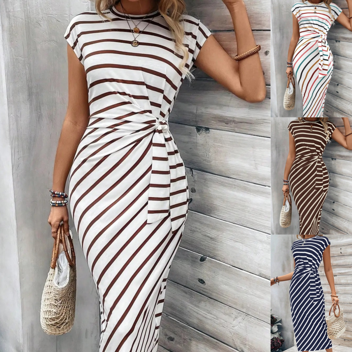 ⏳LAST DAY SALE 70% OFF!!💕Women's Elegant Tie Waist Dress