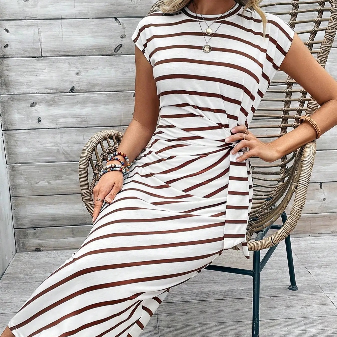 ⏳LAST DAY SALE 70% OFF!!💕Women's Elegant Tie Waist Dress