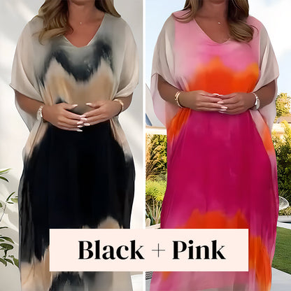 🔥Last Day 49% OFF🔥Women's Comfortable Flowy Tie Dye Dress