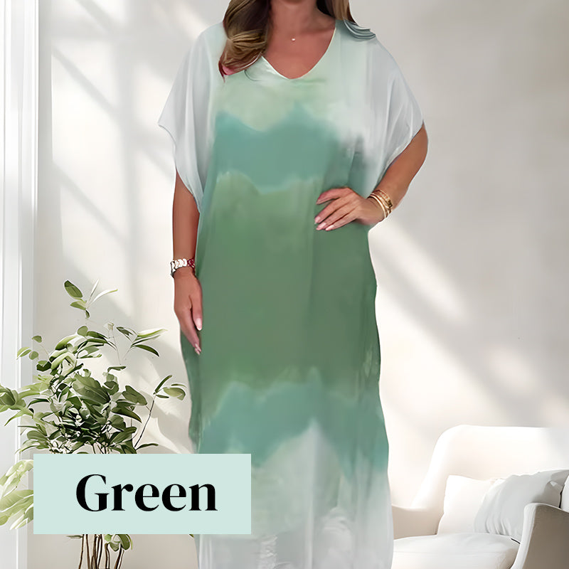 🔥Last Day 49% OFF🔥Women's Comfortable Flowy Tie Dye Dress