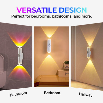 Magnetic Smart Motion Sensor with RGB Lighting – Customizable Ambience ✨