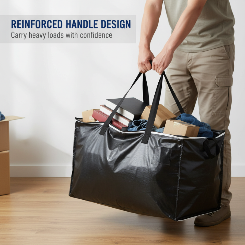 Heavy-Duty Large Capacity Moving Bag with Zipper