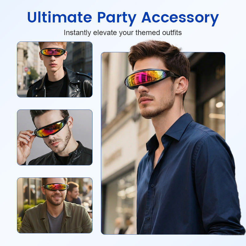 🤍 2026 Minimalist Design | Lightweight Shield Sunglasses | Full Protection, Bold Look 🛡️【LIMITED OFFER】