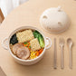 1300ml Instant Noodle Bowl Set with Lid & Cutlery