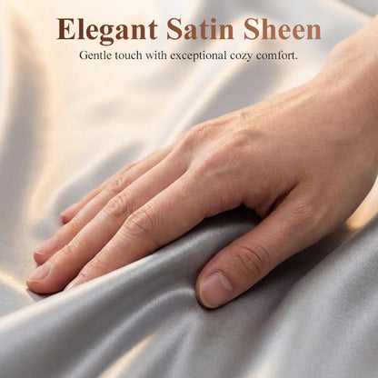 📢📢50% OFF !!!⏰Solid Color Satin Flat Sheet