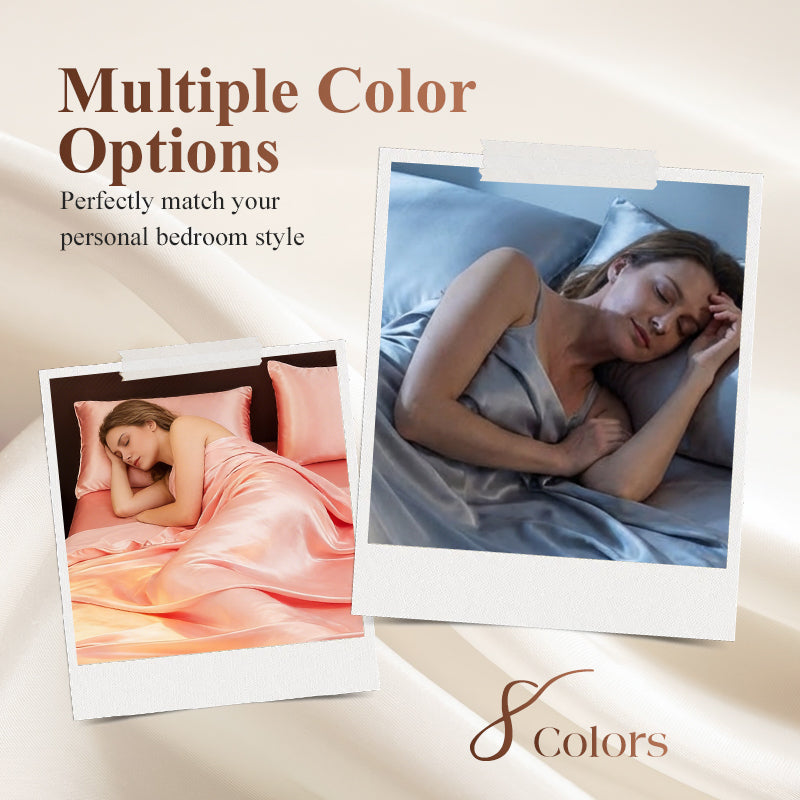 📢📢50% OFF !!!⏰Solid Color Satin Flat Sheet