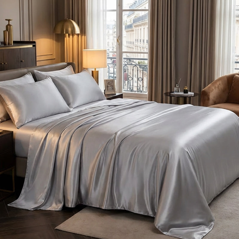 📢📢50% OFF !!!⏰Solid Color Satin Flat Sheet