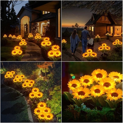 🌻 50% OFF NOW! ☀️ Waterproof Solar Sunflower Lights – Realistic Petals, IP65 Weatherproof & 8-12H Auto Glow ✨