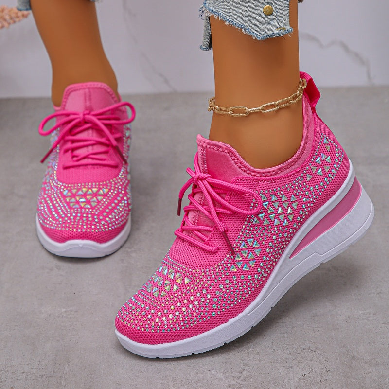 ✨ Walk on Sunshine | 2026 New Arrival Crystal Sneakers | Breathable & Sparkly 🌟【-50% OFF】