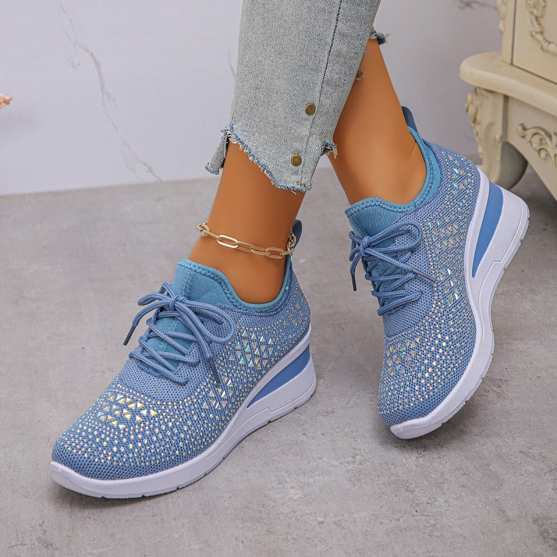 ✨ Walk on Sunshine | 2026 New Arrival Crystal Sneakers | Breathable & Sparkly 🌟【-50% OFF】