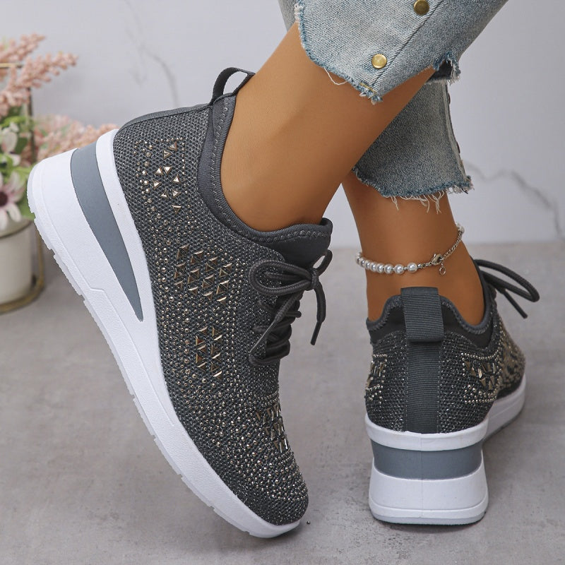 ✨ Walk on Sunshine | 2026 New Arrival Crystal Sneakers | Breathable & Sparkly 🌟【-50% OFF】