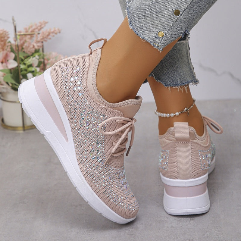 ✨ Walk on Sunshine | 2026 New Arrival Crystal Sneakers | Breathable & Sparkly 🌟【-50% OFF】