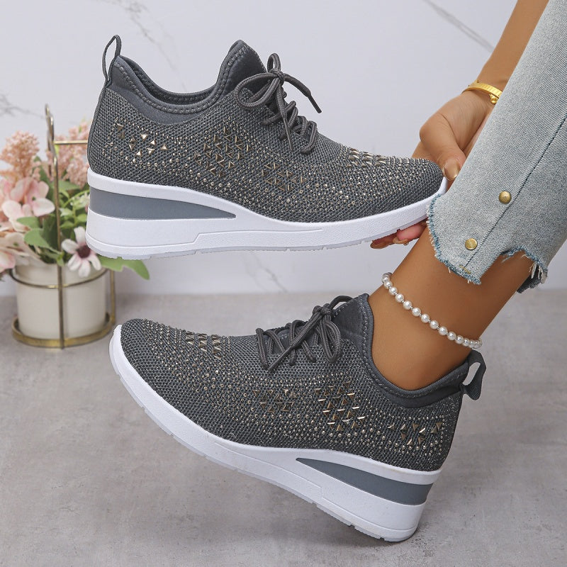 ✨ Walk on Sunshine | 2026 New Arrival Crystal Sneakers | Breathable & Sparkly 🌟【-50% OFF】