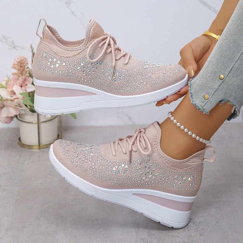 ✨ Walk on Sunshine | 2026 New Arrival Crystal Sneakers | Breathable & Sparkly 🌟【-50% OFF】