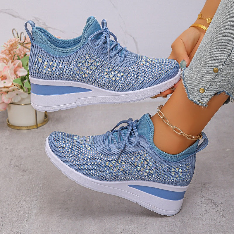 ✨ Walk on Sunshine | 2026 New Arrival Crystal Sneakers | Breathable & Sparkly 🌟【-50% OFF】