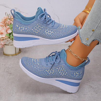 ✨ Walk on Sunshine | 2026 New Arrival Crystal Sneakers | Breathable & Sparkly 🌟【-50% OFF】