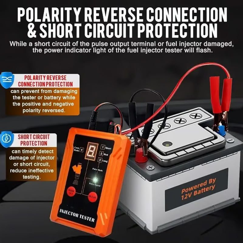 📢📢50% OFF !!!⏰Professional 4-Mode Fuel Injector Tester & Cleaner Tool