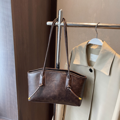 🔥 Y2K Vintage Vibe | PU Leather Shoulder Bag | Daily Essential 📸【2026 New Arrival】