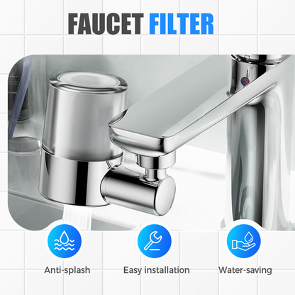 ⏰ Now only 50% off!🔥 NEW! 720° Swivel Faucet Filter Nozzle Set: Clean water and perfect spray in one! 💦✨