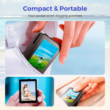 🎉Limited Sale🎉 50%OFF🔥Portable Wireless Rearview Camera and Selfie Monitor Screen