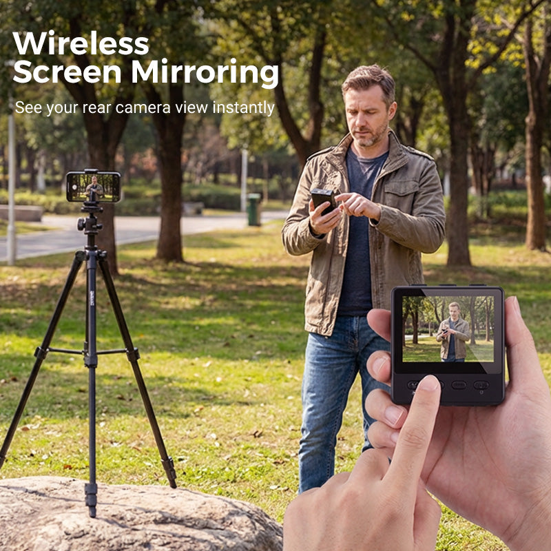 🎉Limited Sale🎉 50%OFF🔥Portable Wireless Rearview Camera and Selfie Monitor Screen