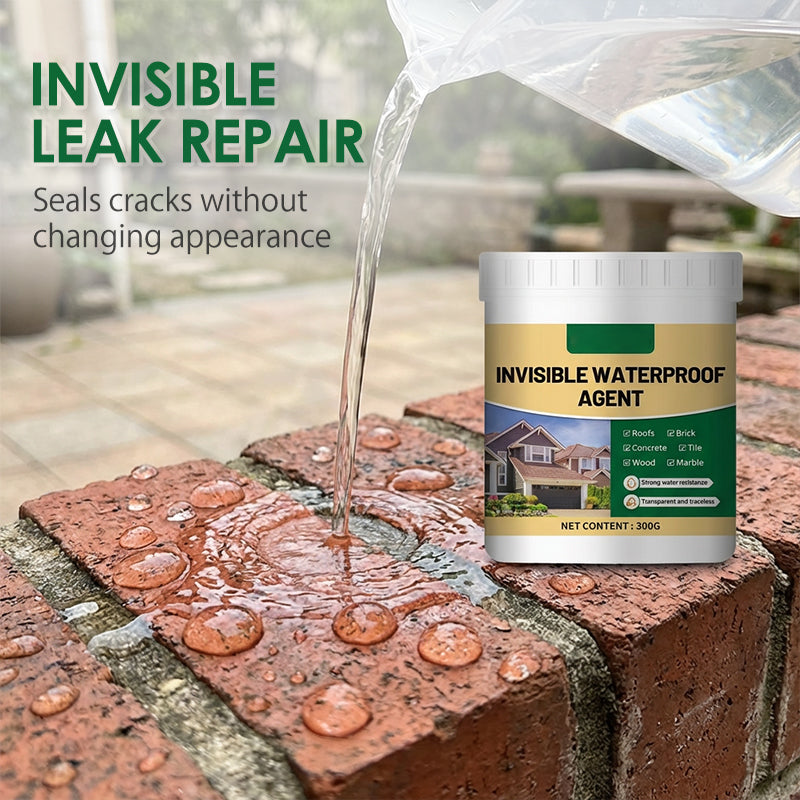 🥳2026 HOT SALE🥳💞50K+ SOLD! 💧🖌️ 50% OFF! Transparent Waterproof Sealant – brush-on clear barrier seals small leaks & cracks. No demolition, keeps original look! 🏠✅