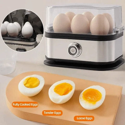 🥚 LIMITED-TIME 50% OFF! 🍳 Multifunctional Egg Steamer with Clear Lid – Boil, Poach or Omelet✨