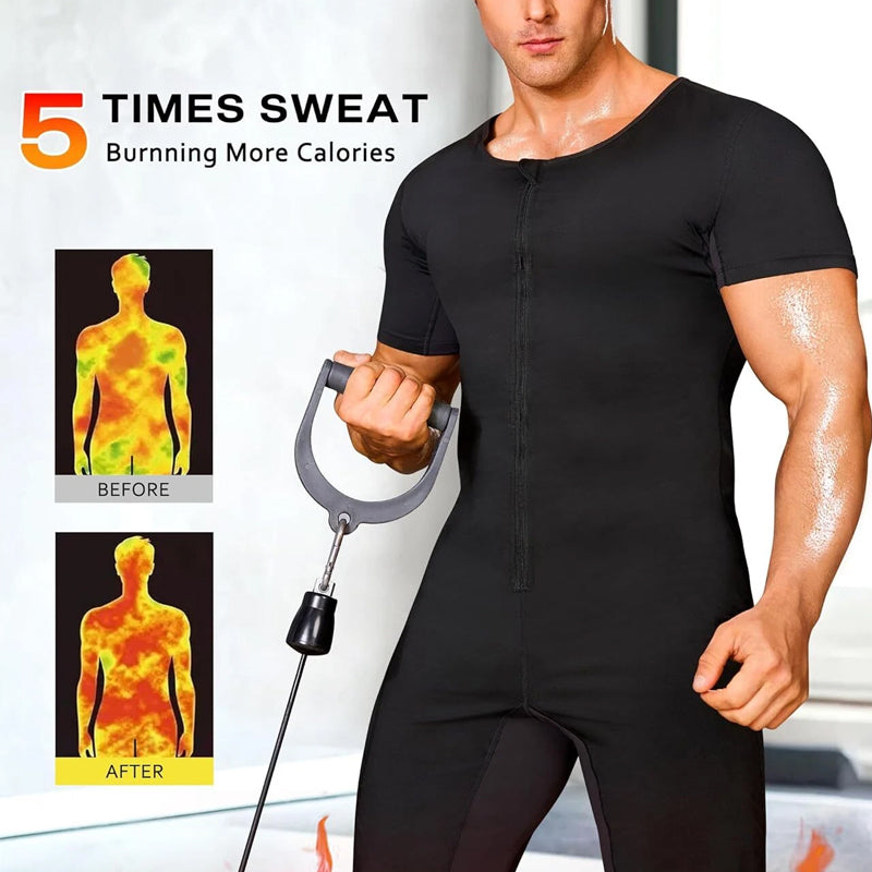 Men's Full Body Sauna Jumpsuit