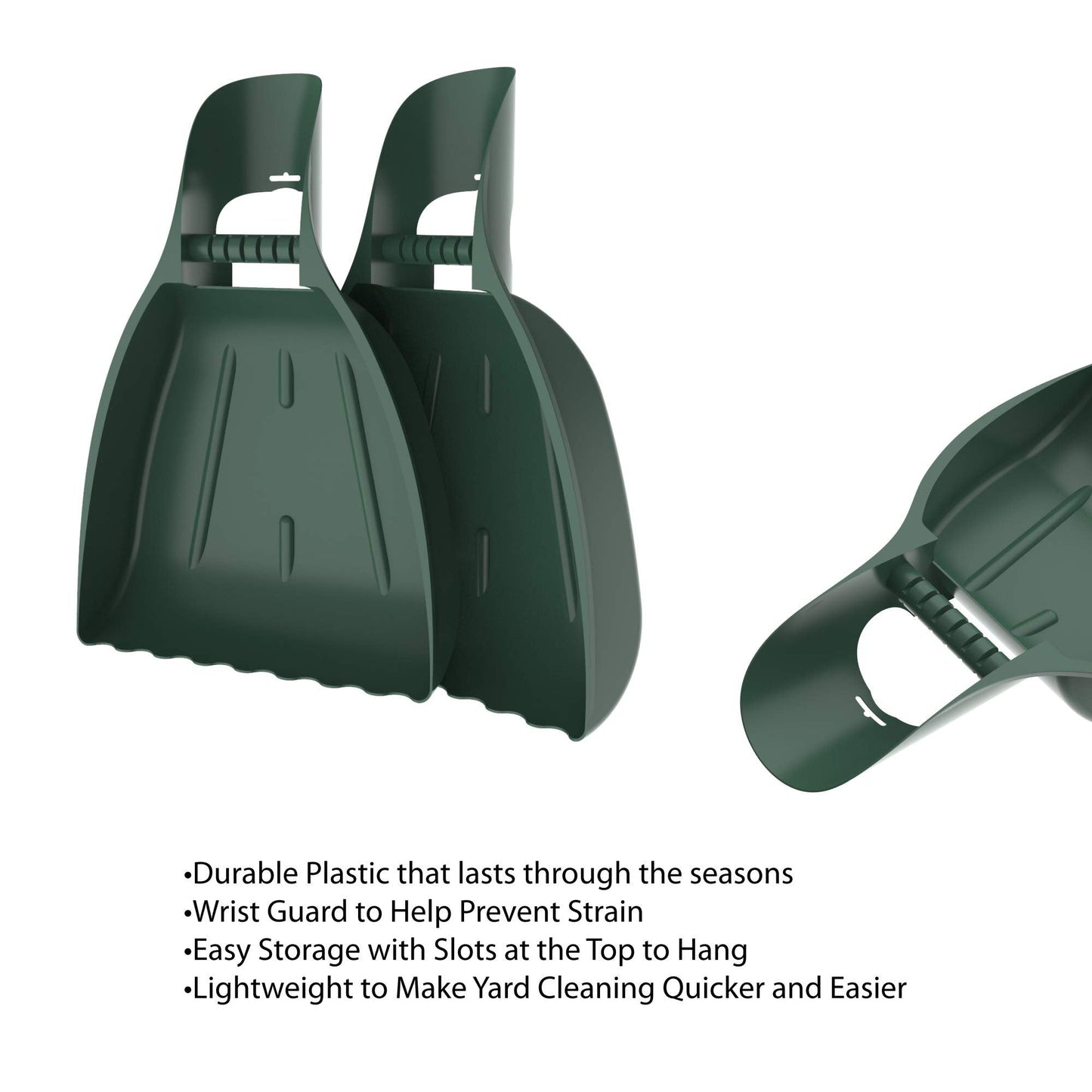 🔥Last day of the sale – 50% off🔥🛠️Large leaf scoops – hand rake and grabber tool for easy gardening