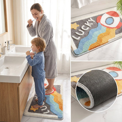 Rocket Absorbent Non-Slip Bath Mat