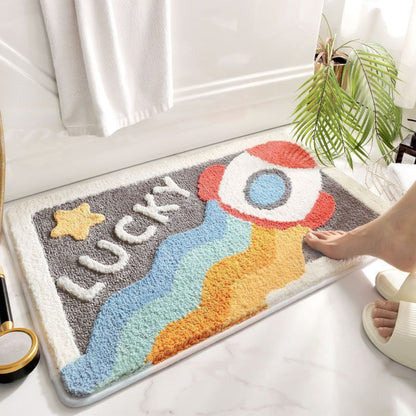 Rocket Absorbent Non-Slip Bath Mat