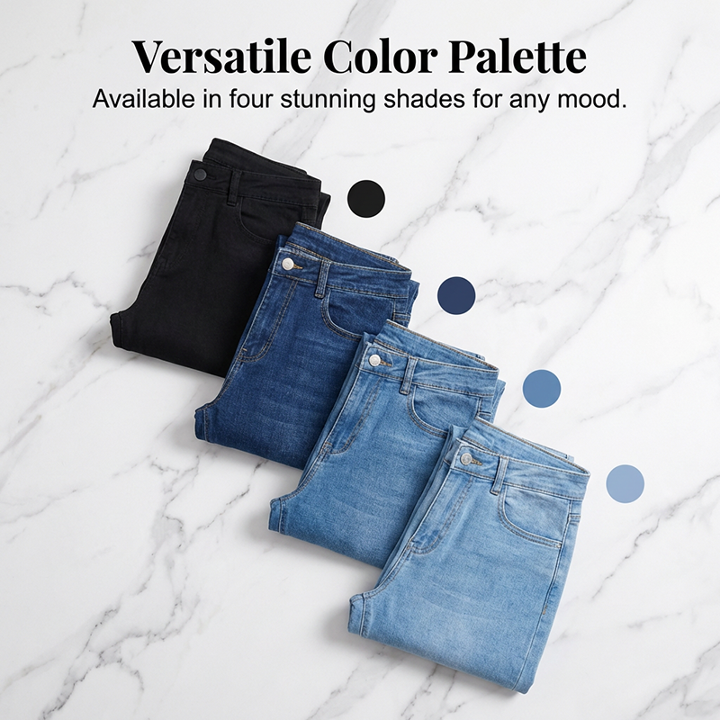 ⏰ Now only 50% Off!🔥Women's High-Waist Stretch Flare Jeans
