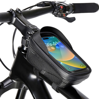 🚲 HOT SALE! ⚡ Waterproof Bike Mounted Phone Holder Bag – Waterproof & Dustproof, Shockproof Protection, Adjustable Strap, Secure Fit for Cycling & Outdoor Activities 📱