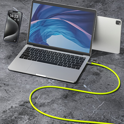 🔌50% OFF NOW! 4-in-1 High-Power Fast Charging Cable, 240W PD Multi-Interface, USB-A/USB-C to Type-C/Lightning, Universal Charging Cable for Phones and Laptops
