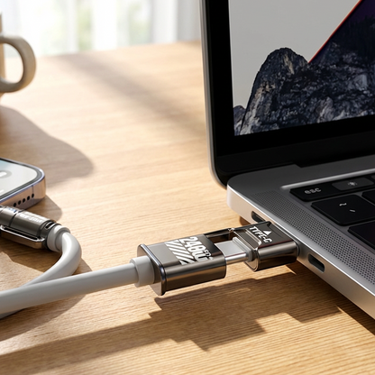 🔌50% OFF NOW! 4-in-1 High-Power Fast Charging Cable, 240W PD Multi-Interface, USB-A/USB-C to Type-C/Lightning, Universal Charging Cable for Phones and Laptops