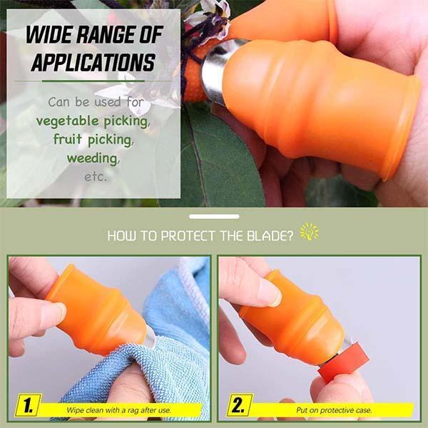 🌿👍 Thumb Knife for Gardening – Stainless Steel Finger Cutter for Vegetable, Fruit & Flower Harvesting