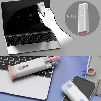 7-in-1 Keyboard Cleaning Tool, Multifunctional Dust Removal Brush for Phone, Earphones, Computer, Laptop Cleaner for Watch, Camera & Lenses, Electronic Gadgets