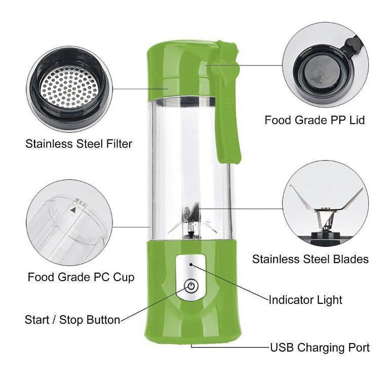 ordless Portable Blender | On-the-go Blending, Sleek Cordless Design | Smoothies, Protein Shakesr