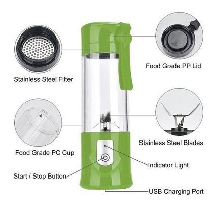 ordless Portable Blender | On-the-go Blending, Sleek Cordless Design | Smoothies, Protein Shakesr