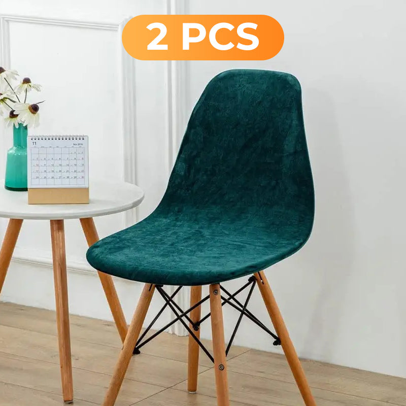 High-Stretch Soft Curved Chair Cover