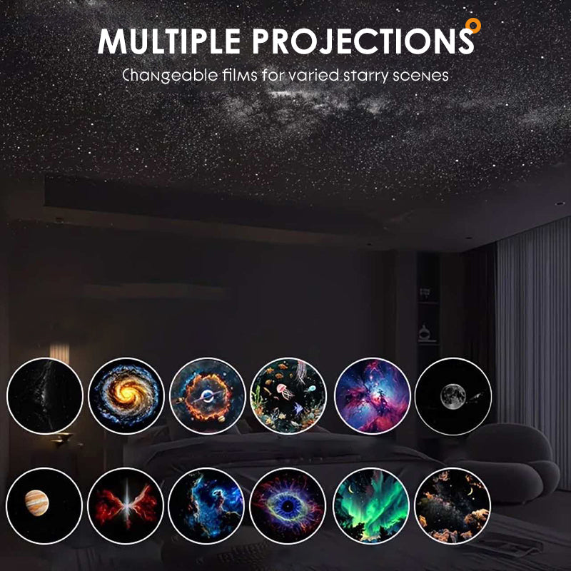 🔭 50% OFF NOW! 🌌 2-in-1 Starry Sky Projector & Night Light – Dual Modes, Interchangeable Films & USB Powered – Calm Nights, Magical Rooms 🛌