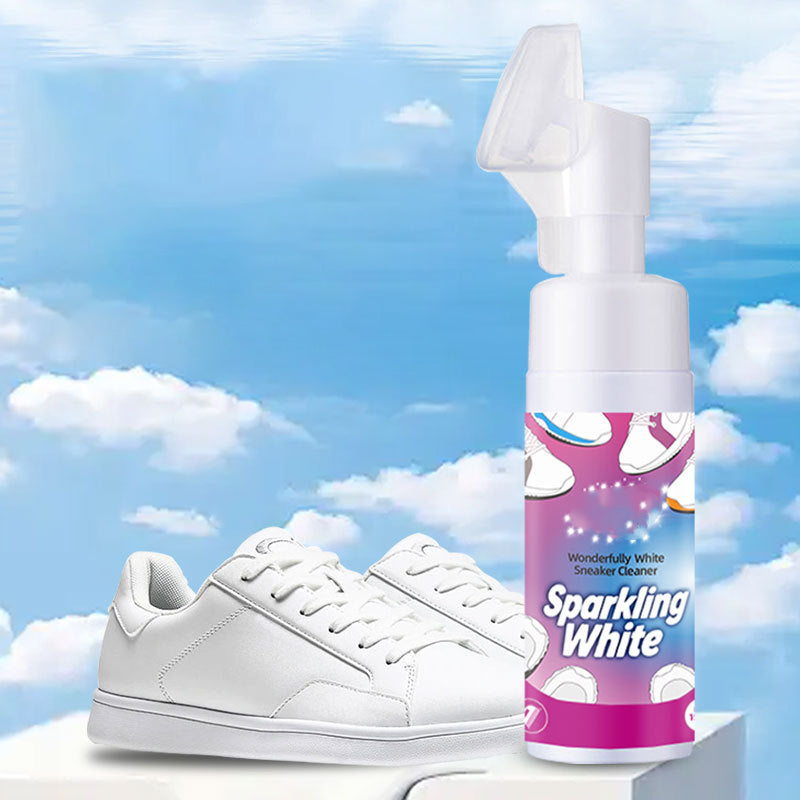 ✨ BUY 2 GET 1 FREE ✨ 🧼Waterless Foam White Shoe Cleaner with Brush💦