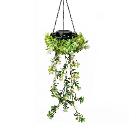 🔥2026 New Arrival ＆ Hot Sale🔥SOLAR-POWERED HANGING MILAN GRASS LIGHT! 💎 Lifelike Foliage, Auto On/Off & IP65 Waterproof ✨